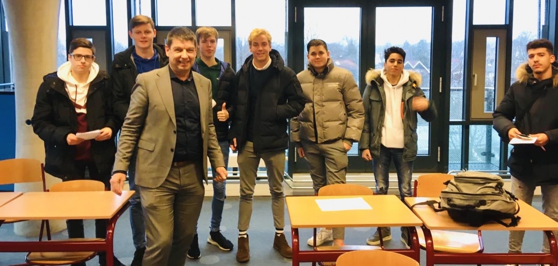 Bert Breukers geeft training op ROC van Twente