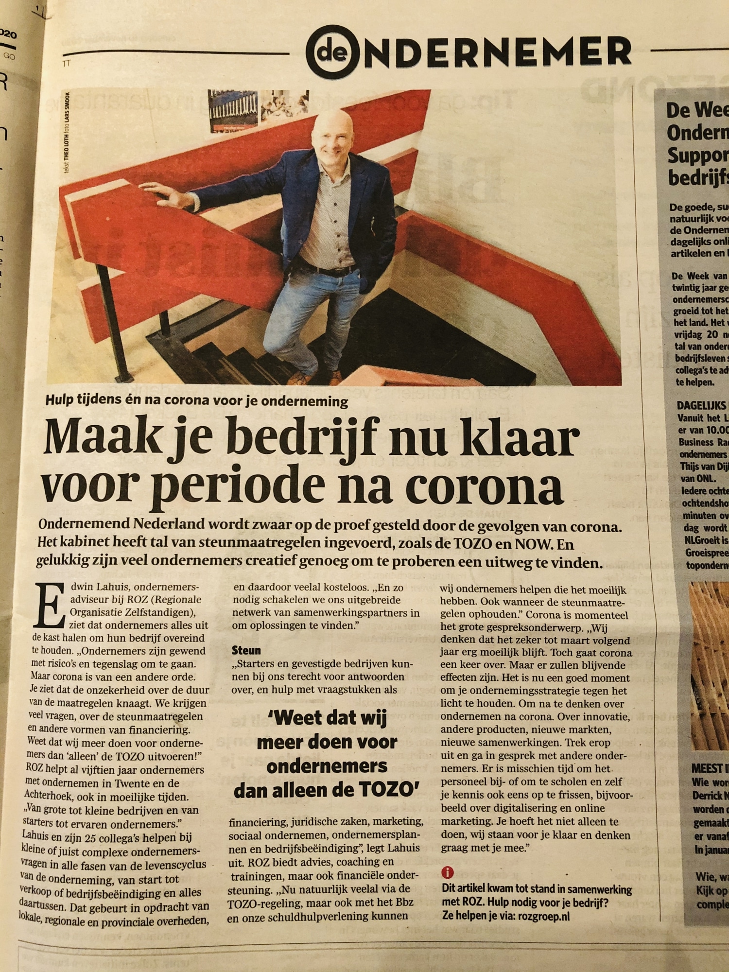 krantenartikel ROZ
