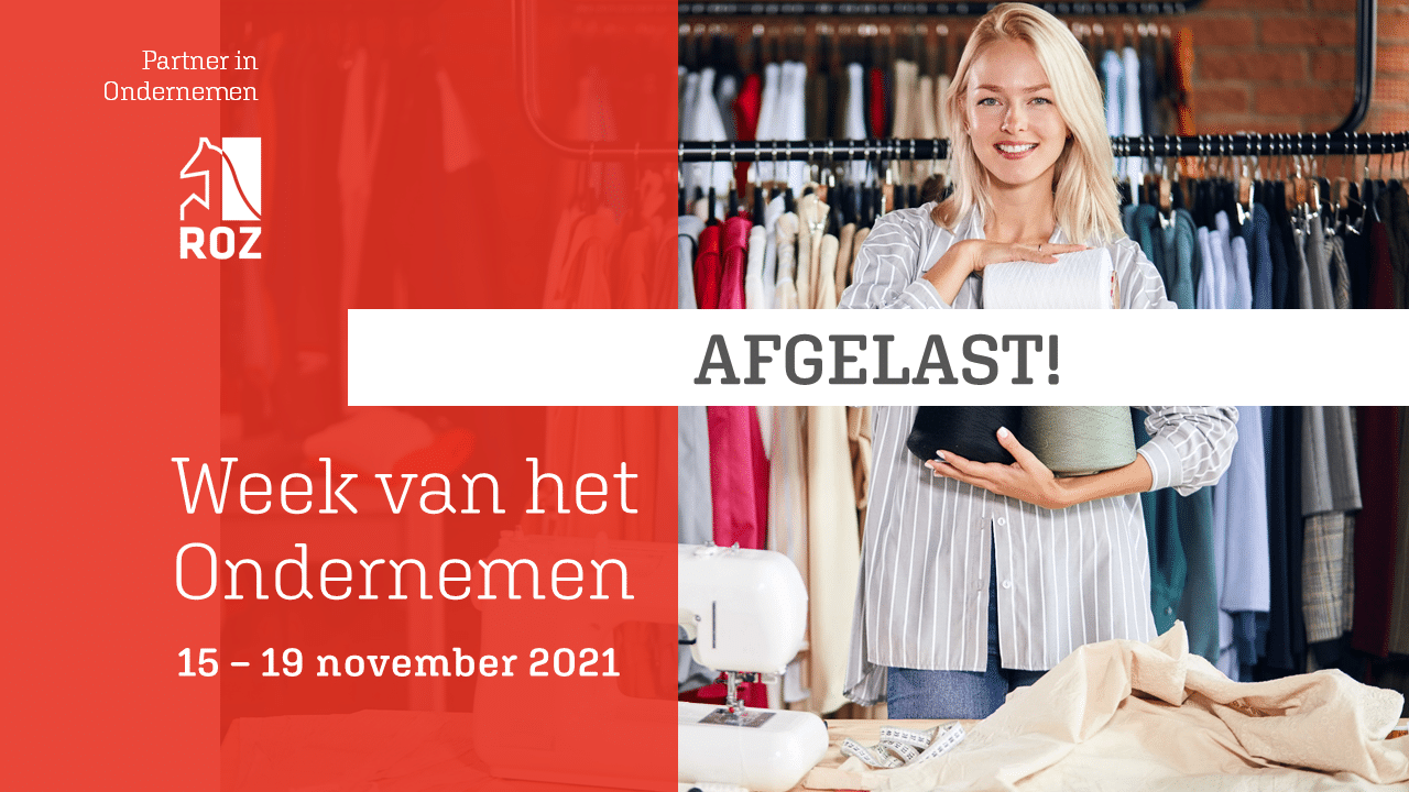 Week van het Ondernemen afgelast