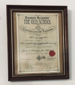 diploma Sick Puppy Barber Parlour