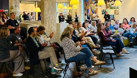 Publiek applaudisseert